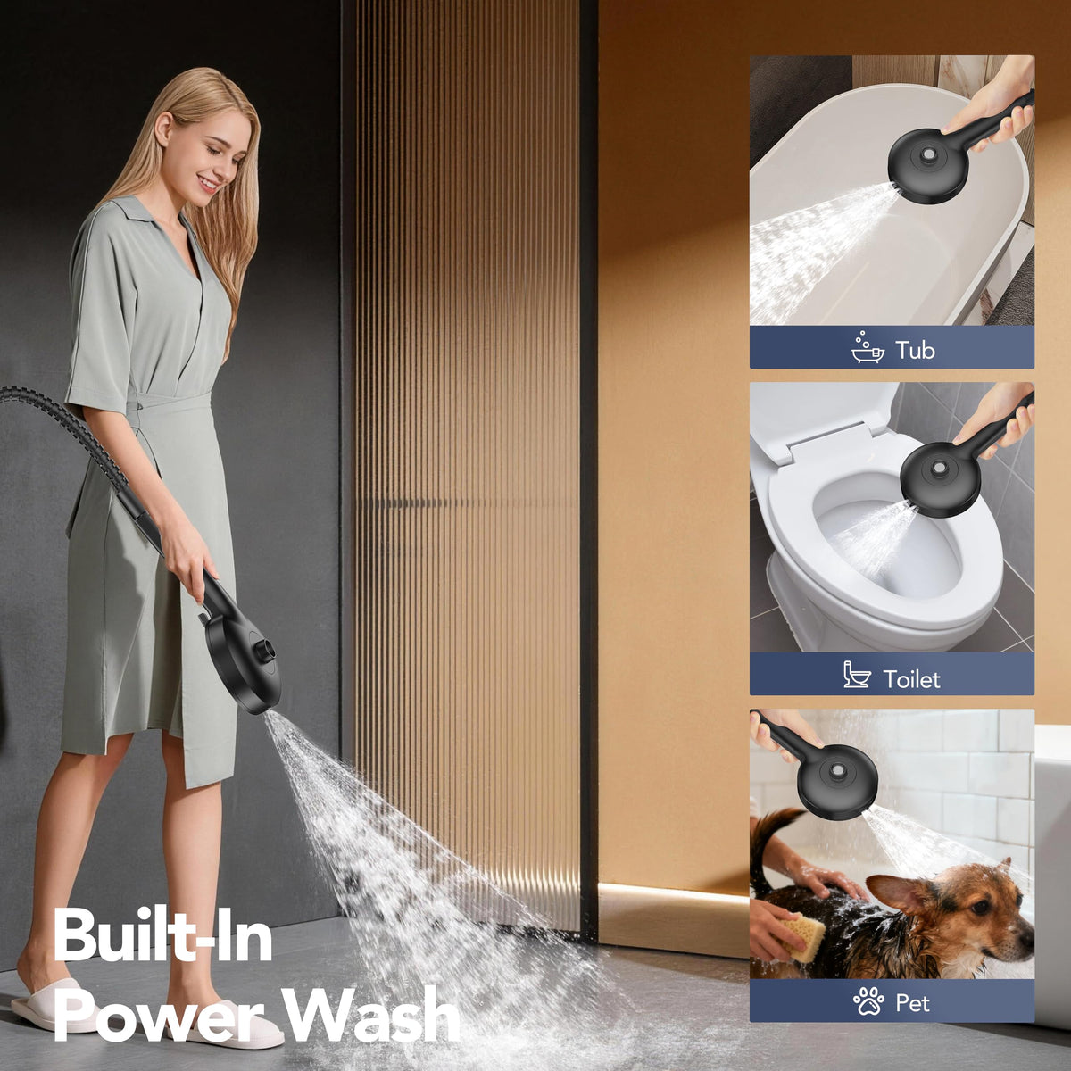 RAINVISTA all-in-one leak-proof shower system minimizes connections and leaks.