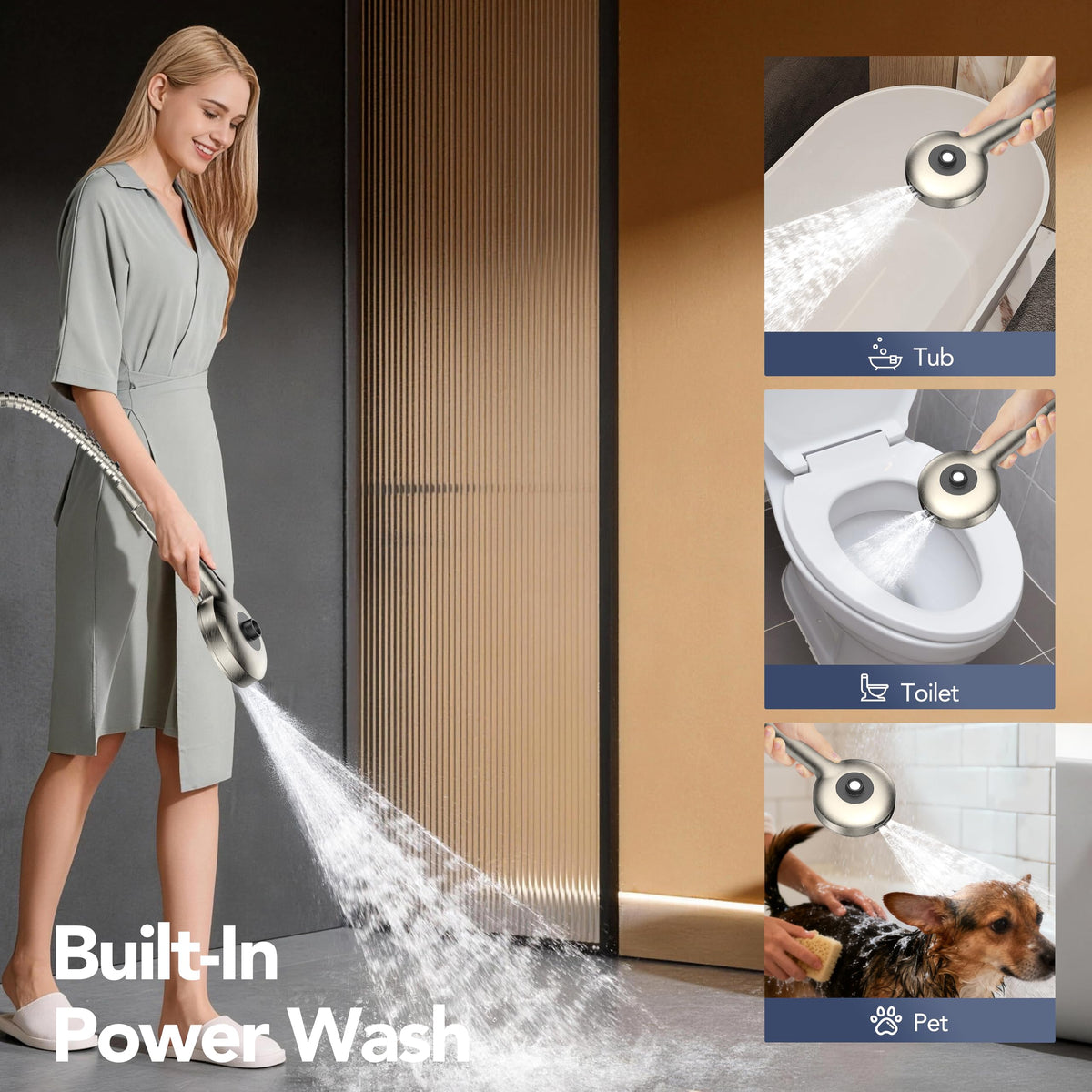 RAINVISTA leak-proof connection ensures fewer drips and a cleaner install.