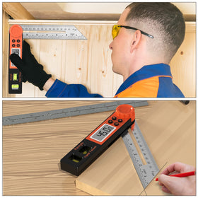 Rainyb 360-degree range supports internal and external angle measurements.