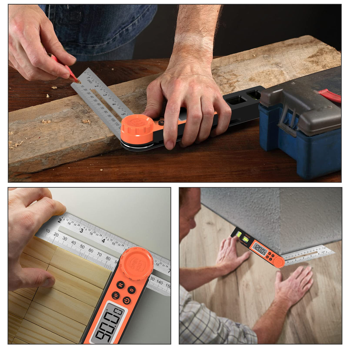 Rainyb depth-measure feature helps transfer angles to complex setups.