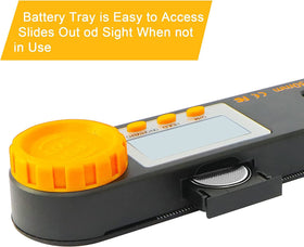 Rainyb large LCD readout for easy angle viewing at a glance.