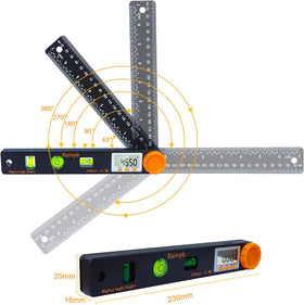 Rainyb ruler edge 190 mm marked for reliable measuring and marking.