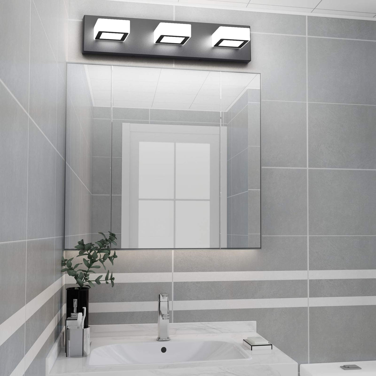 Ralbay easy-install hardwired backplate image demonstrates straightforward bathroom wiring