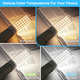 Ralbay G9 bulbs 360-degree lighting for wider, shadow-free illumination.