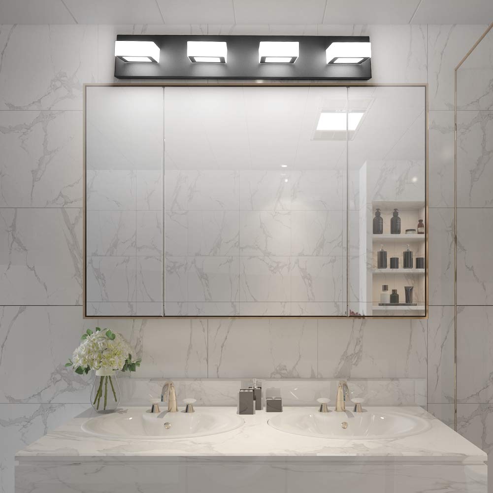 Ralbay 4-Light vanity light features dust-proof and moisture-proof construction