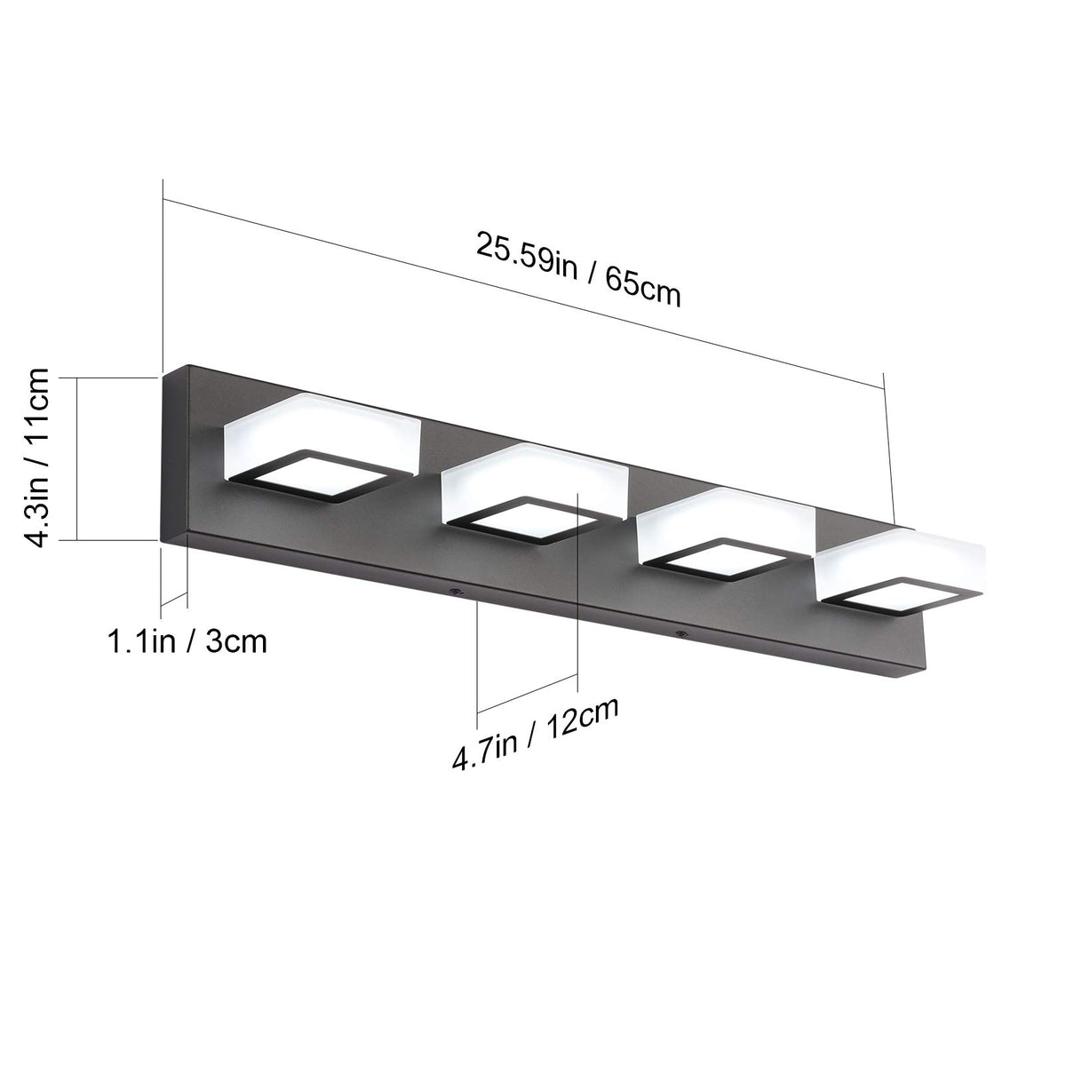 Ralbay packaging includes hardware for quick installation