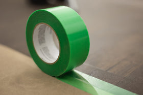 Ram Board Edge Tape protects floors while you finish painting or laying out sections.