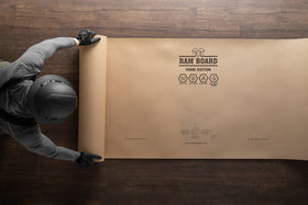 Ram Board Home Edition provides durable floor protection for remodeling projects.