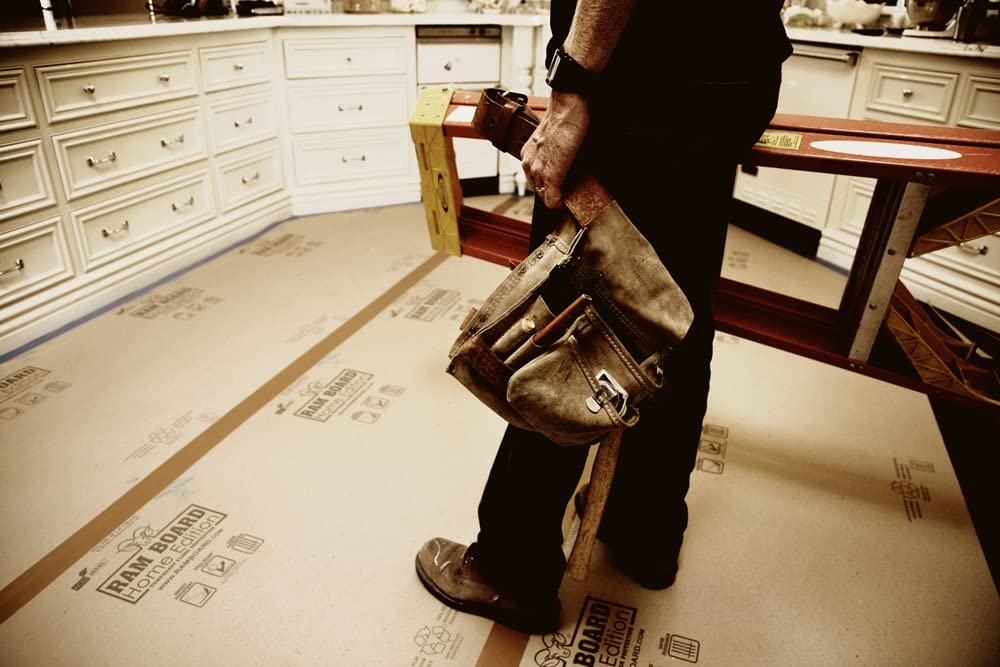 Ram Board Home Edition laid flat for fast, efficient installation on site.
