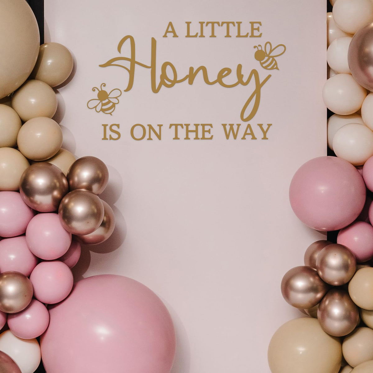 Ramciyo A Little Honey Is On The Way eco-friendly vinyl for safe party decor.