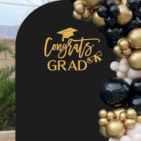 Ramciyo Congrats Grad wall decal in gold brings festive shimmer to 2026 celebrations