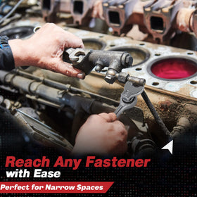 Ram-Pro Crow Foot Wrench 21mm suited for undercarriage fasteners.