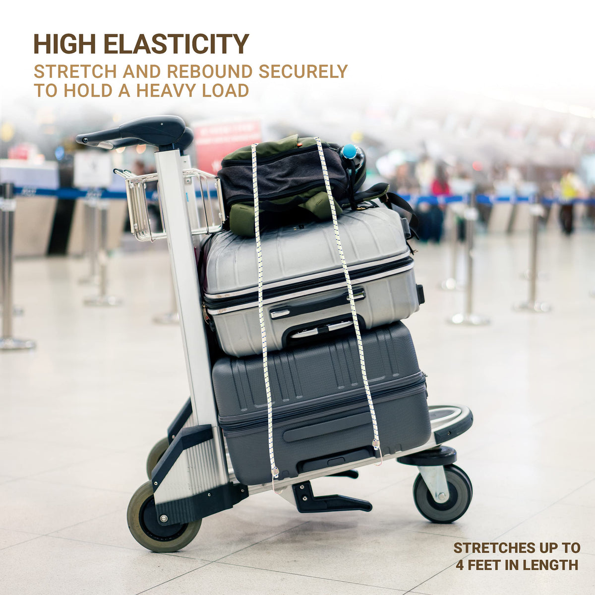 RamPro durable multi-strand rubber core for long-lasting tie-downs