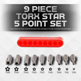Ram-Pro Torx Plus Five Point T20 bit for precise high-torque fasteners.
