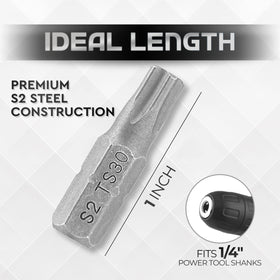 Ram-Pro Torx Plus Five Point T25 bit suitable for PC and automotive projects.