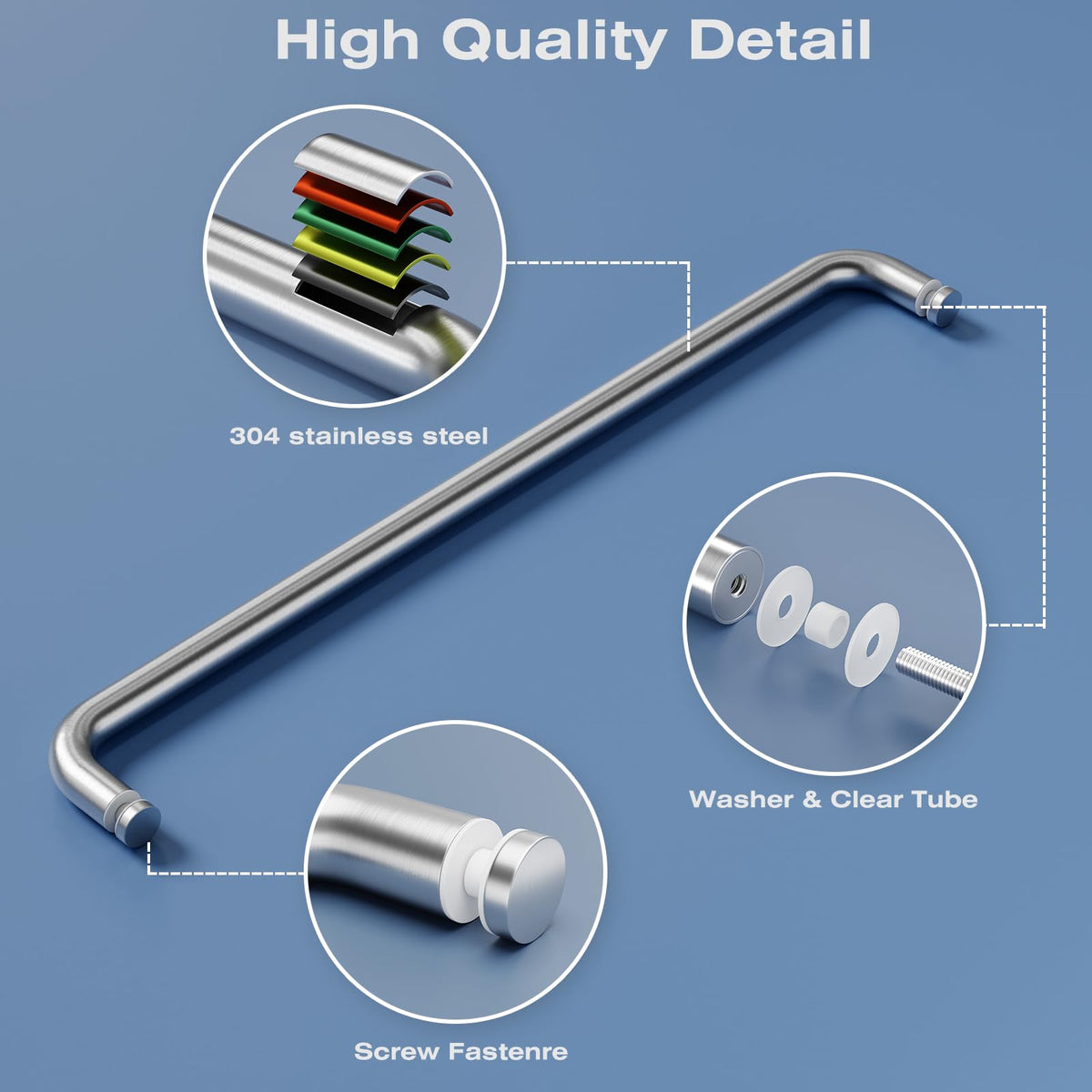 Ranbo easy-install hardware enables quick mounting on glass doors