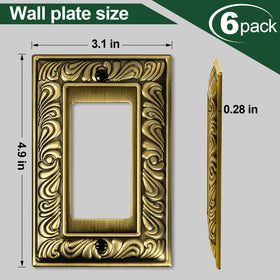 Ranweydi wall plate includes screwdriver and screws for easy installation.