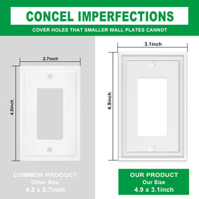 Ranweydi bamboo fiber wall plate offering eco-friendly, odor-free home improvement.
