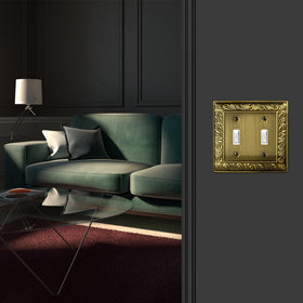 Ranweydi antique brass cover suits dimmers, outlets, and GFCI for versatile rooms.