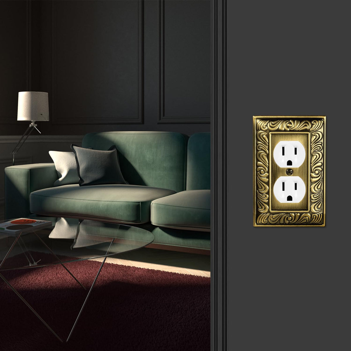 Ranweydi wall plate kit includes screwdriver for easy installation.