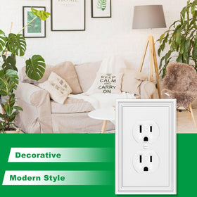 Ranweydi versatile wall plate compatible with dimmers, switches, and outlets