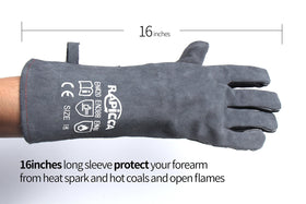 RAPICCA gloves: insulated cotton liner for comfort during long welding or fireplace tasks.