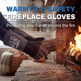 Rapicca fireproof leather exterior emphasizes durable grip during campfires and grills.