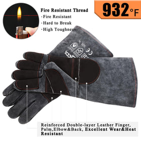 Rapicca 7.5-inch forearm sleeves extend protection against flames and hot coals.