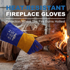 RAPICCA gloves show stress-point leather padding for durability