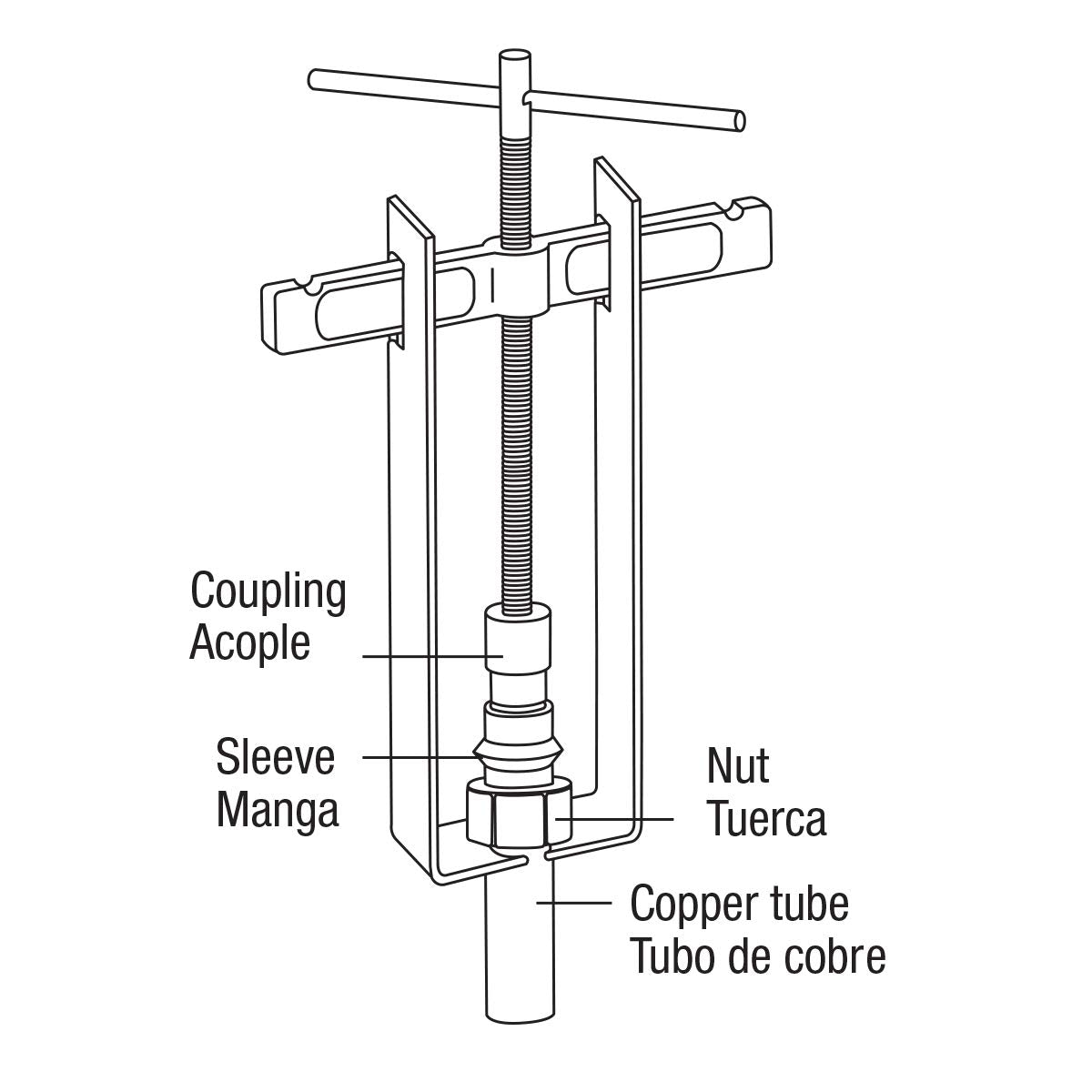 Rapid Repair RP77233 compression sleeve removal tool for older fixtures in use