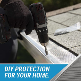 Raptor Gutter Guard provides maximum protection from leaves, pine needles, and roof grit.