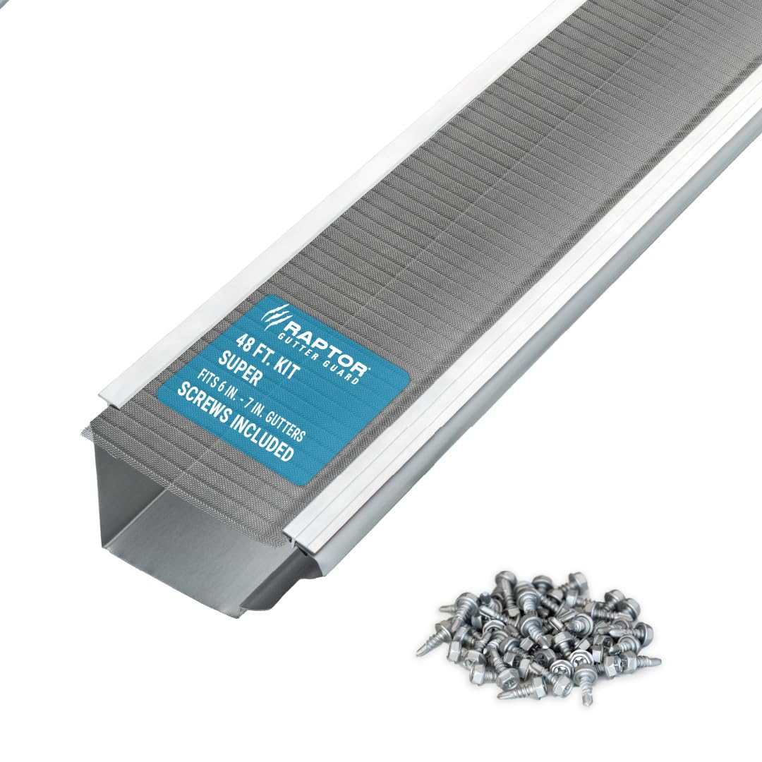 Raptor Gutter Guard stainless steel mesh close-up showing durable debris filtration