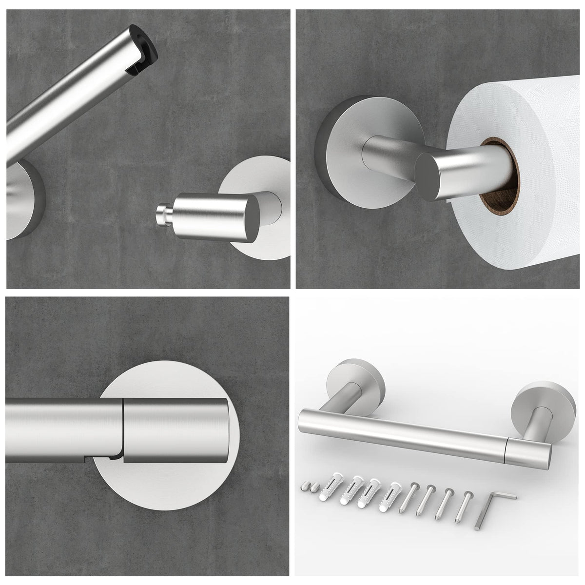 RARXTR wall-mounted bathroom accessory adds elegant rustic style.