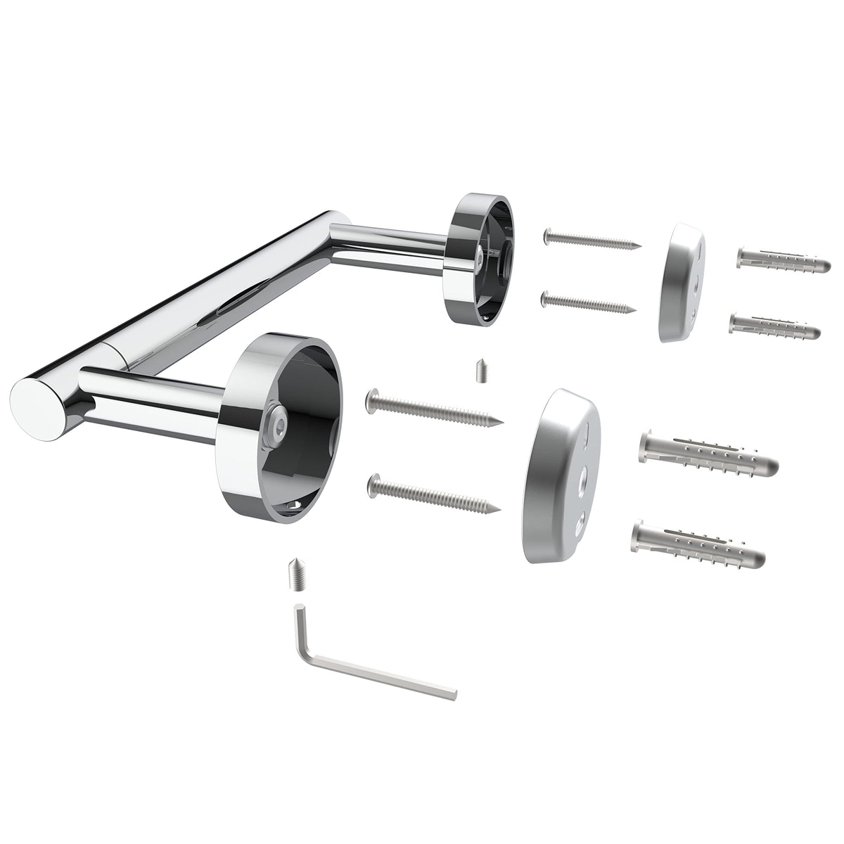 RARXTR rustproof silver finish resists daily scratches
