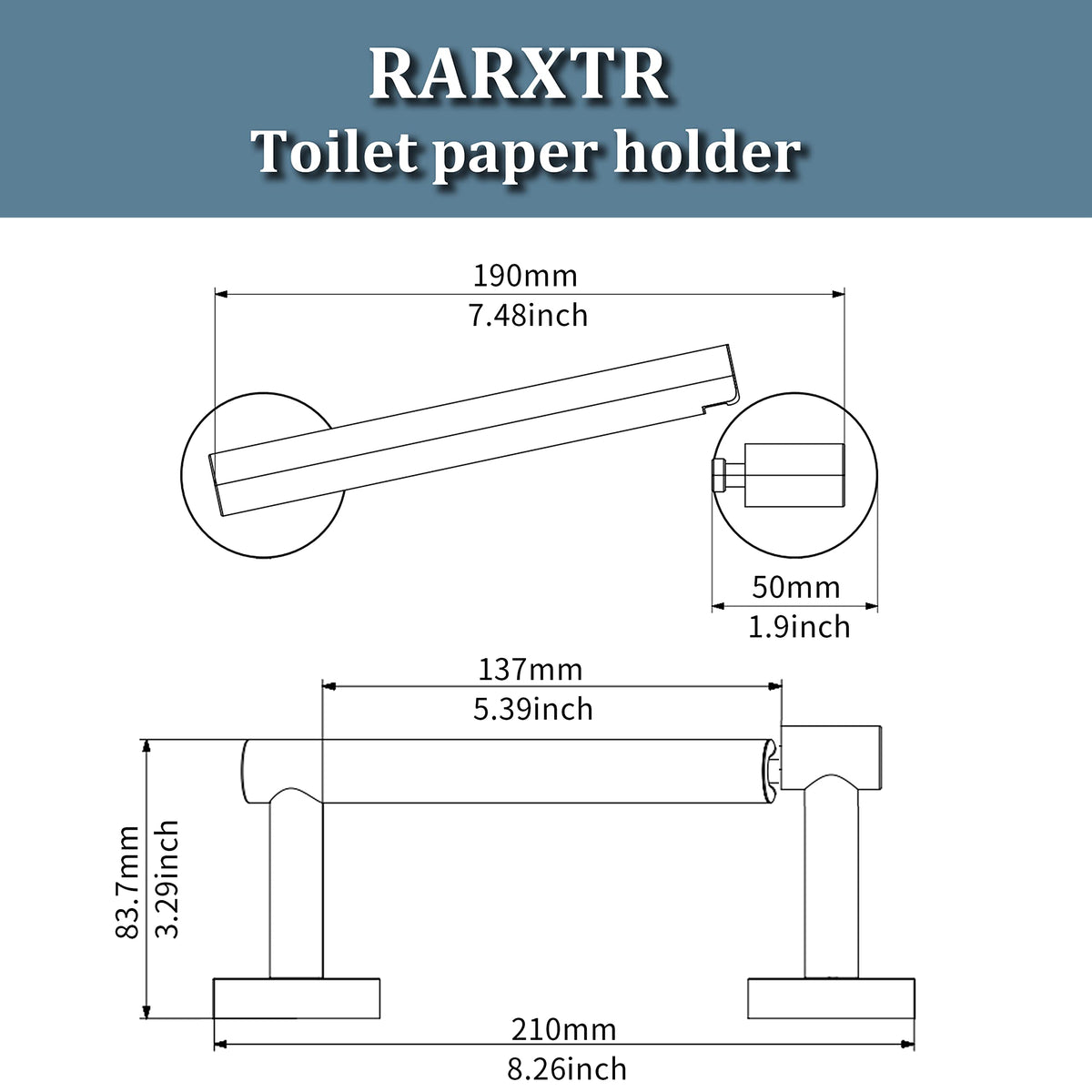 RARXTR RV-friendly two-post design stays secure on the move