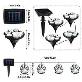Ratopo paw light decor brightens your garden with playful outdoor charm after dusk.
