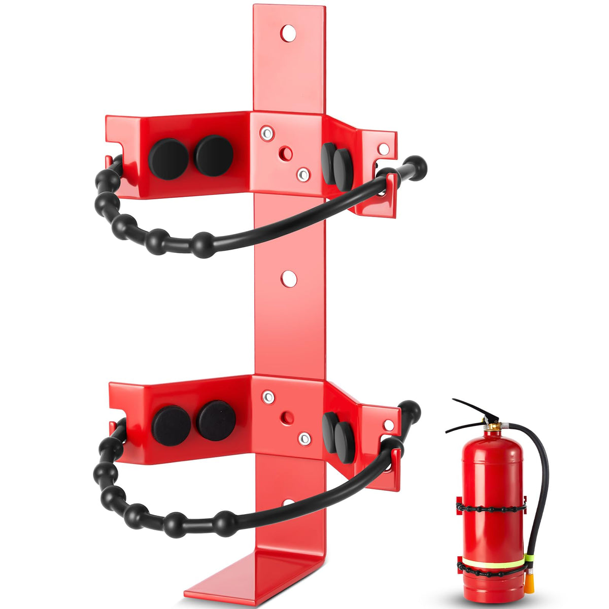 RattanView adjustable fire extinguisher mount bracket for secure placement