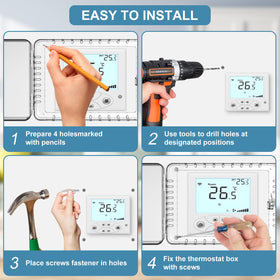 Ravct universal fit for 5x7 inch thermostats prevents unauthorized changes