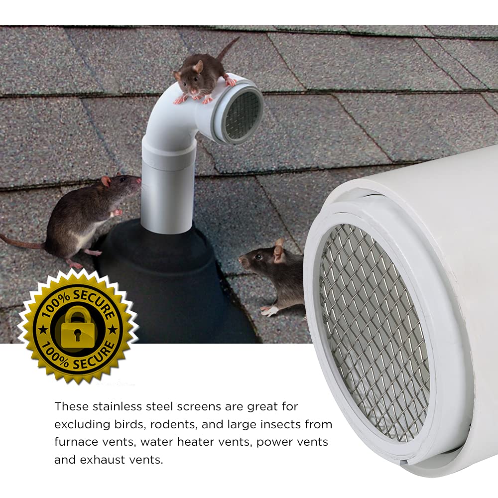 Raven R1510 airflow-optimized cap - maintains ventilation around furnace and roof vents