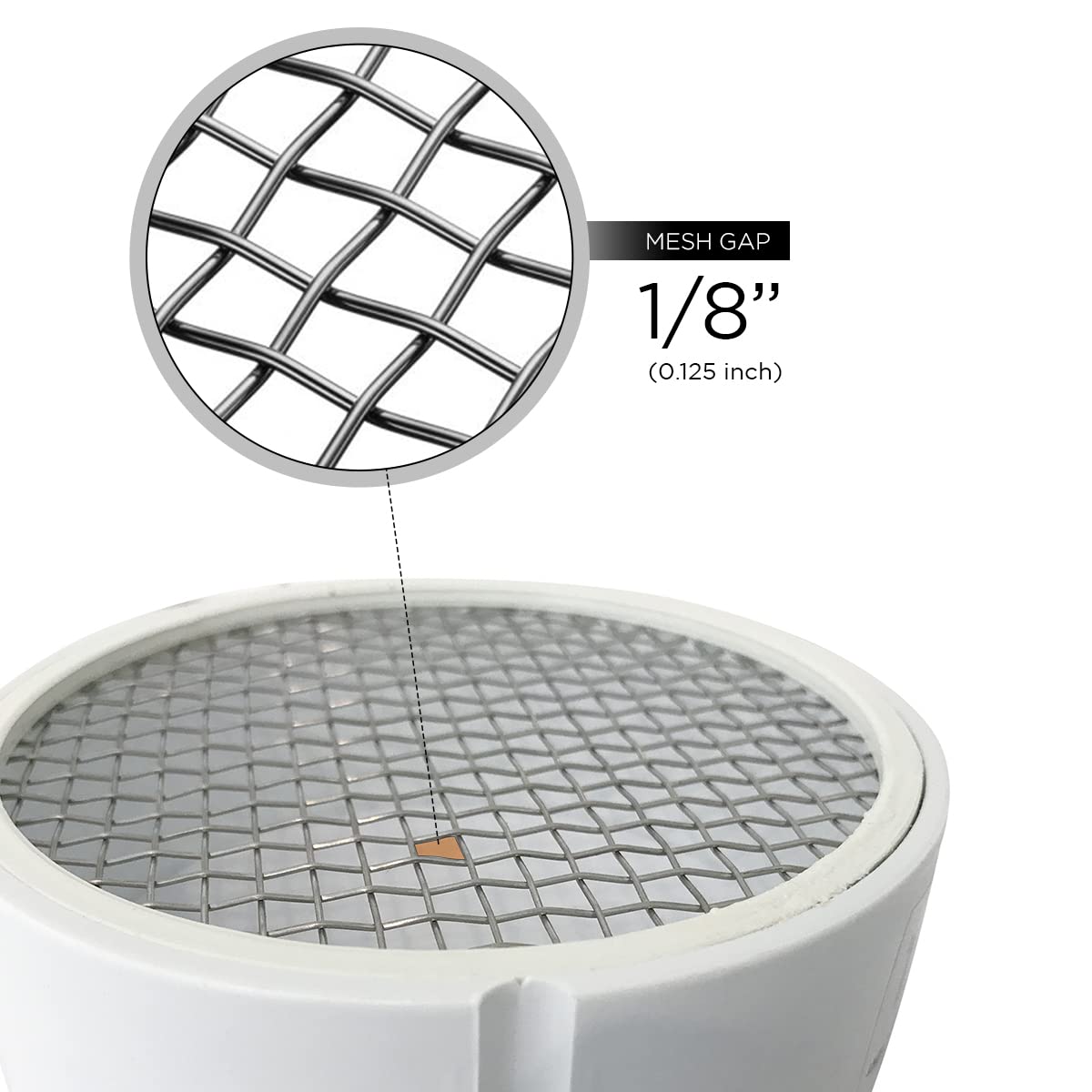 Raven R1510 condensation drain slot - helps water escape from exterior pipes