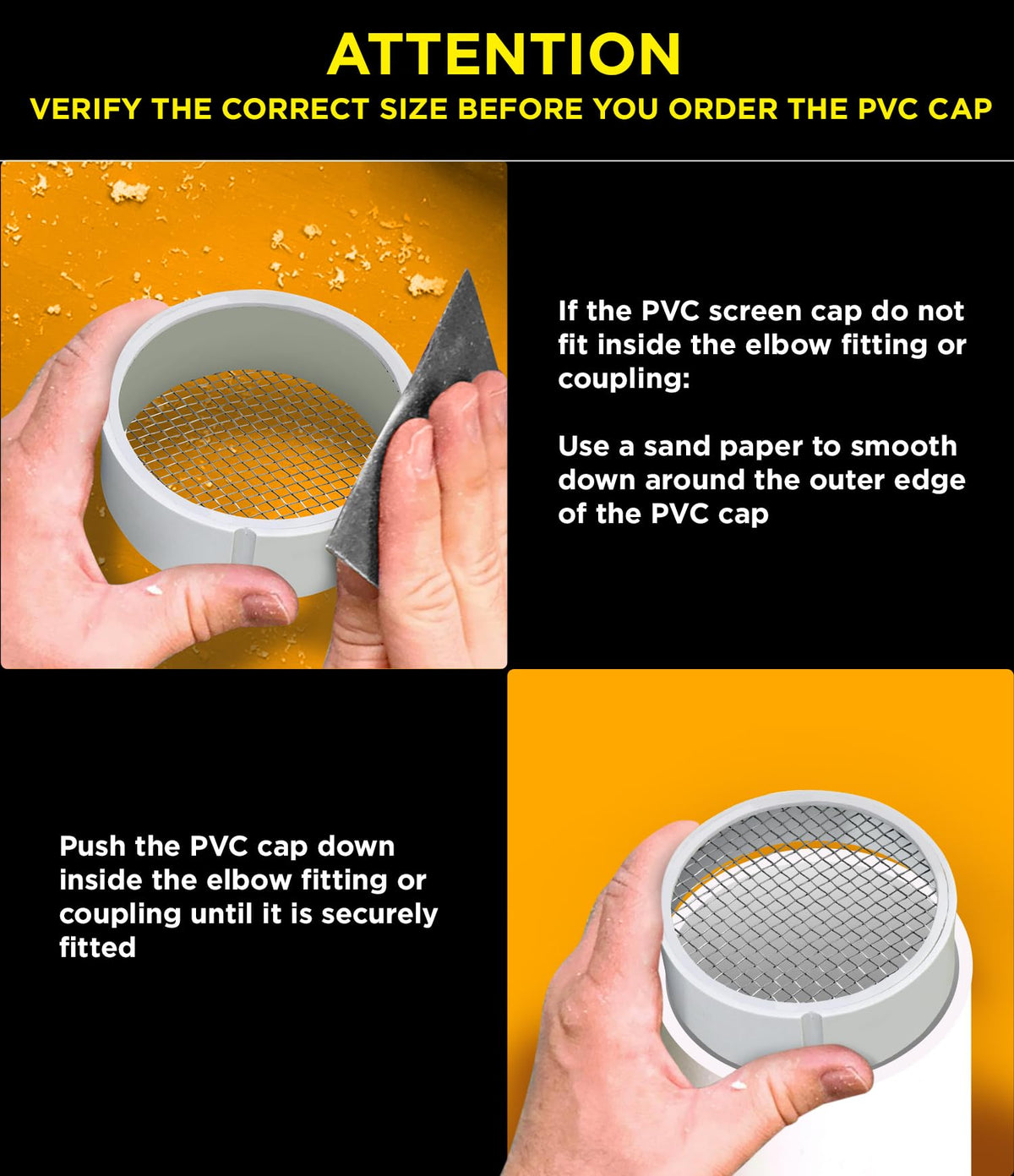 Raven R1510 installation steps - visual guide for simple PVC connection