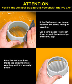 Raven R1510 installation steps - visual guide for simple PVC connection
