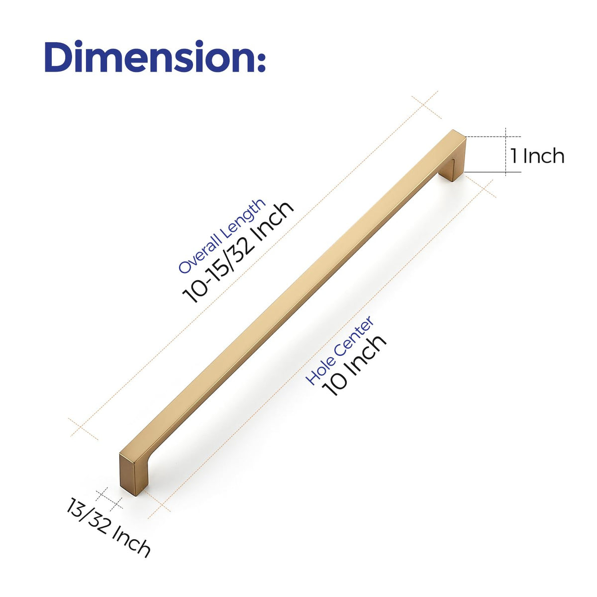 Ravinte 10-inch pulls drawer-install, champagne bronze upgrade