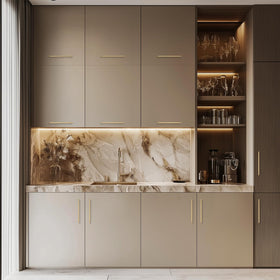 Ravinte single-drawer pull installed, elegant handle