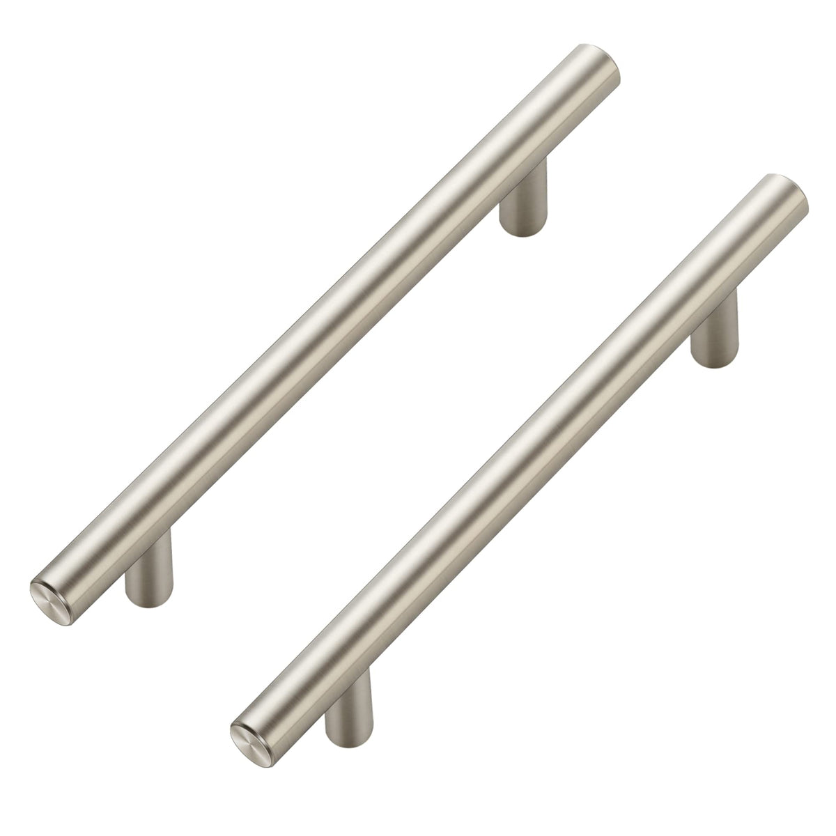 Ravinte 10-pack brushed nickel cabinet pulls for durable kitchen hardware upgrade