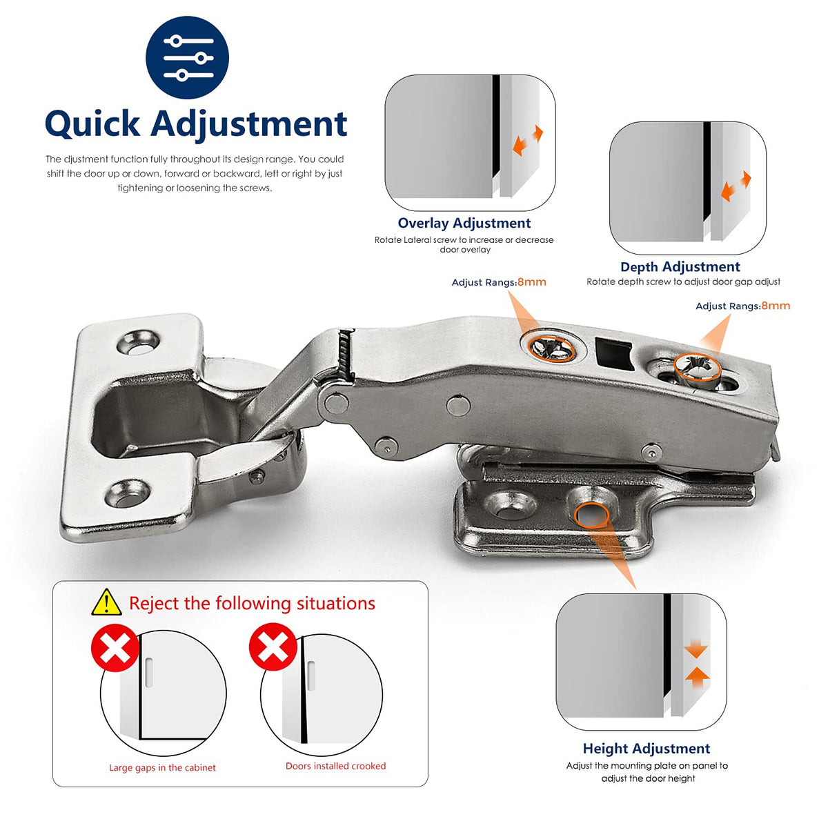 Ravinte 105-degree opening enables smoother access for cabinets