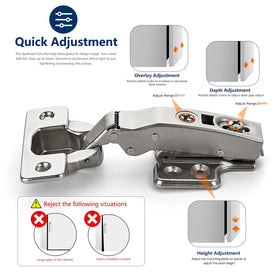Ravinte 105-degree opening enables smoother access for cabinets
