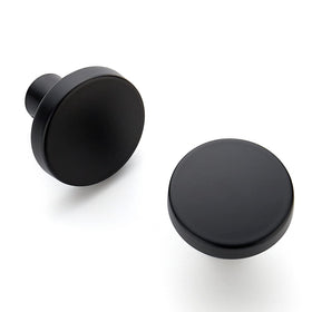 Modern bathroom vanity with Ravinte matte black hardware