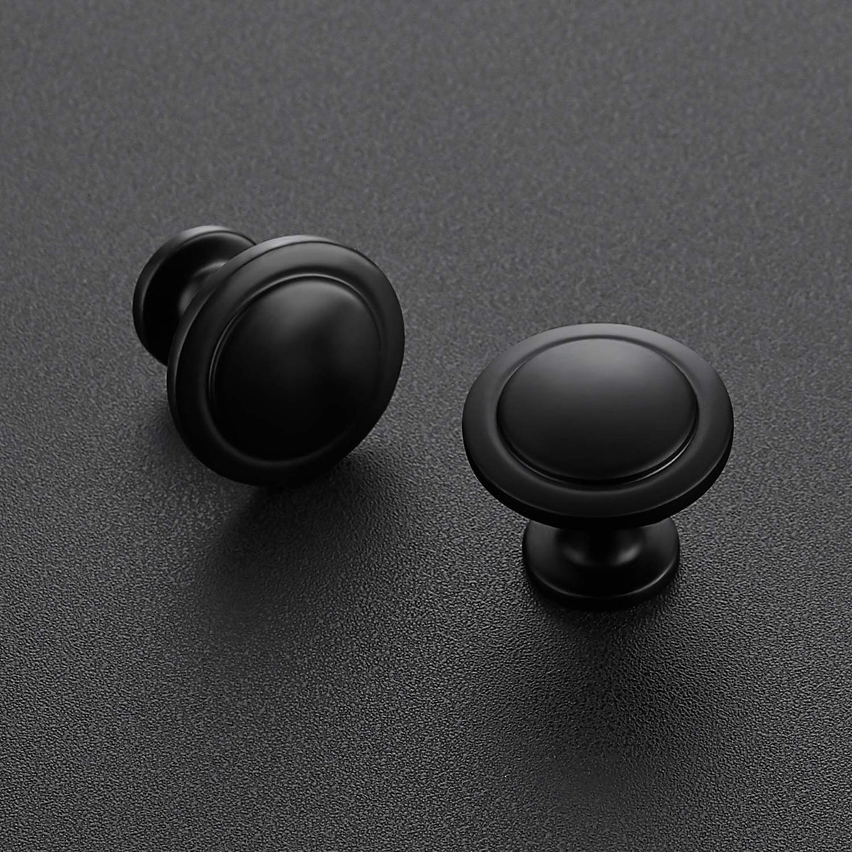 Ravinte 15-pack matte black dresser drawer pulls for upgrading furniture.