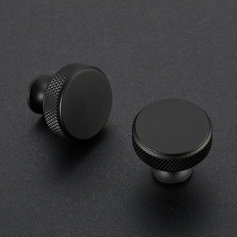 Ravinte 25-pack round knobs with screws ready for installation